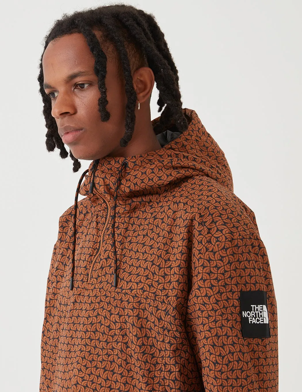 North Face Windwall Anorak Jacket - Caramel Cafe