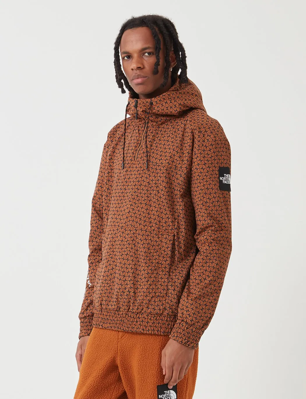 North Face Windwall Anorak Jacket - Caramel Cafe