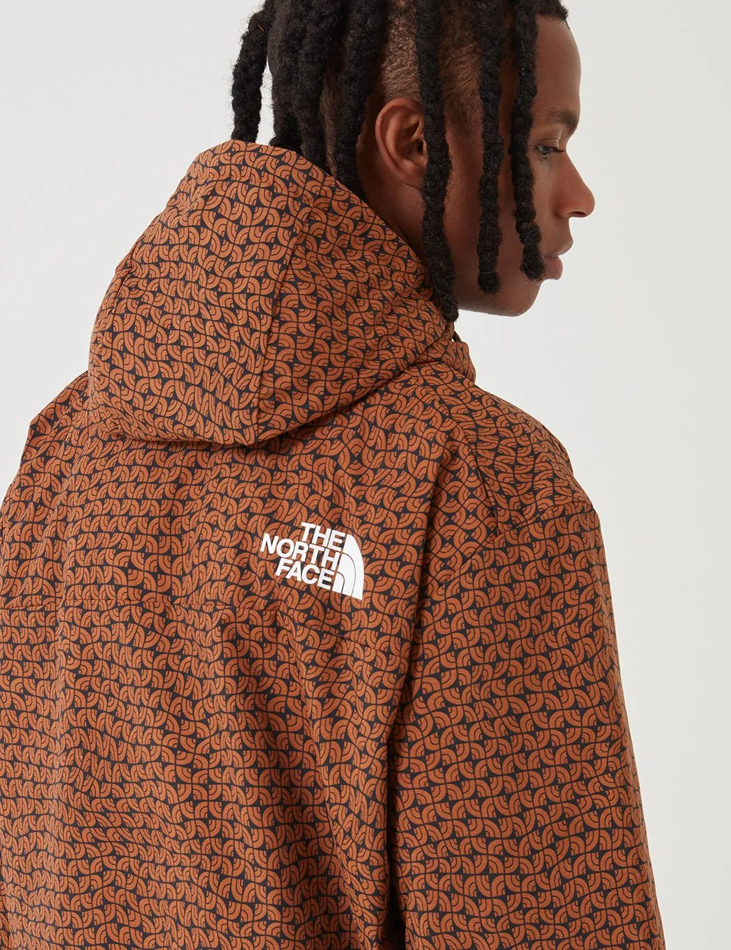 North Face Windwall Anorak Jacket - Caramel Cafe