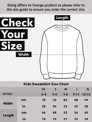 Black Sweatshirt for Kids featuring NW2 Casper The Friendly Ghost | Sweatshirts & Hoodies | George at ASDA