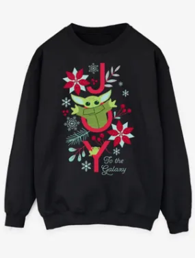 George at ASDA Mandalorian Grogu Joy Galaxy Men's Sweatshirt - NW2