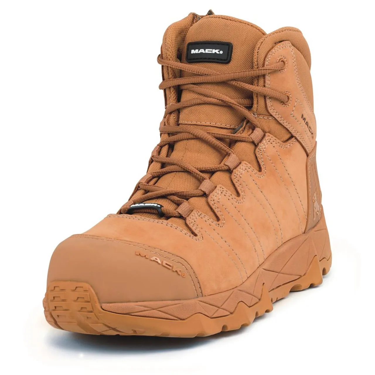 Octane Zip Composite Toe Lace Up Work Boots Honey