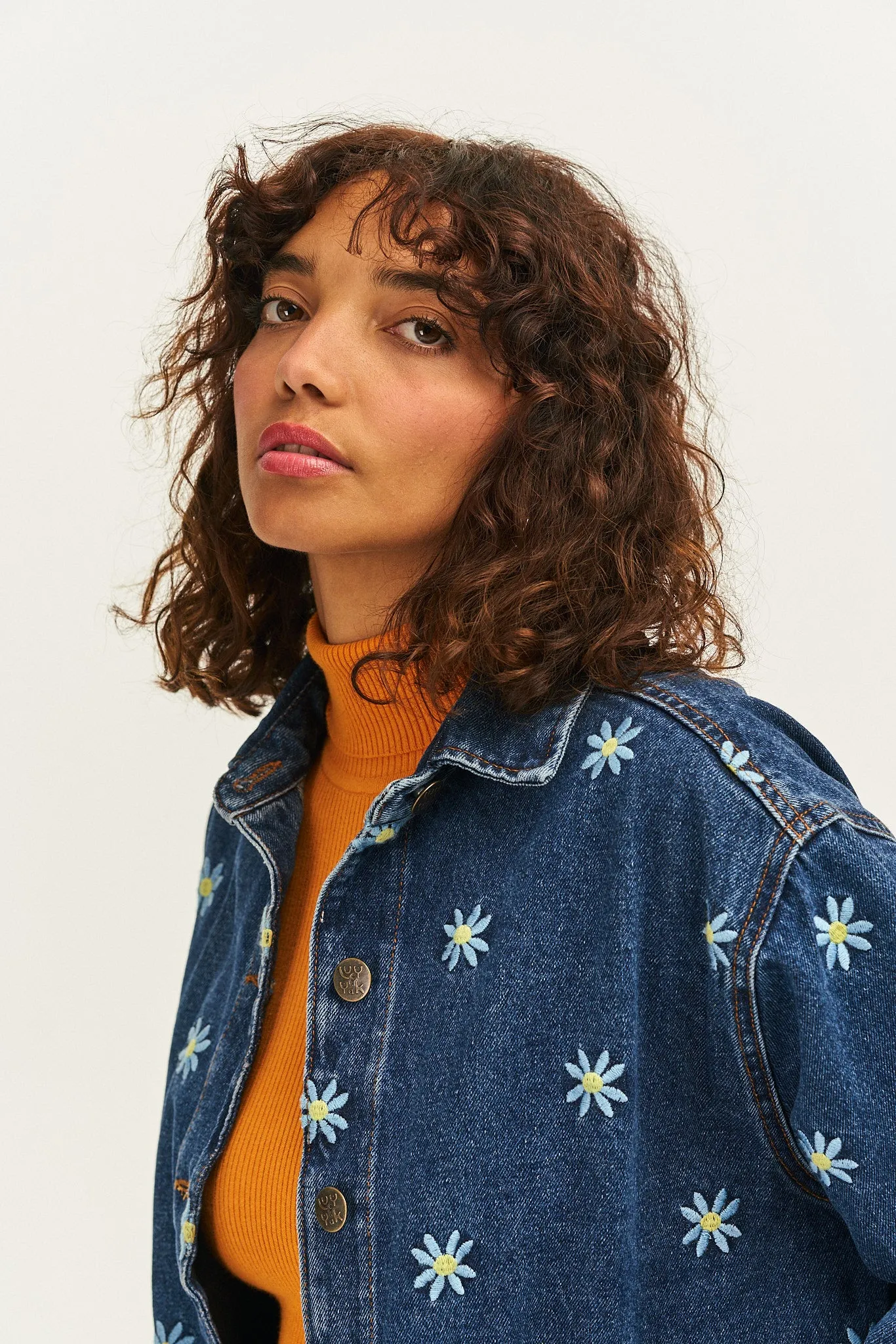 Denim Jacket Daisy-Mae Embroidery - Olly