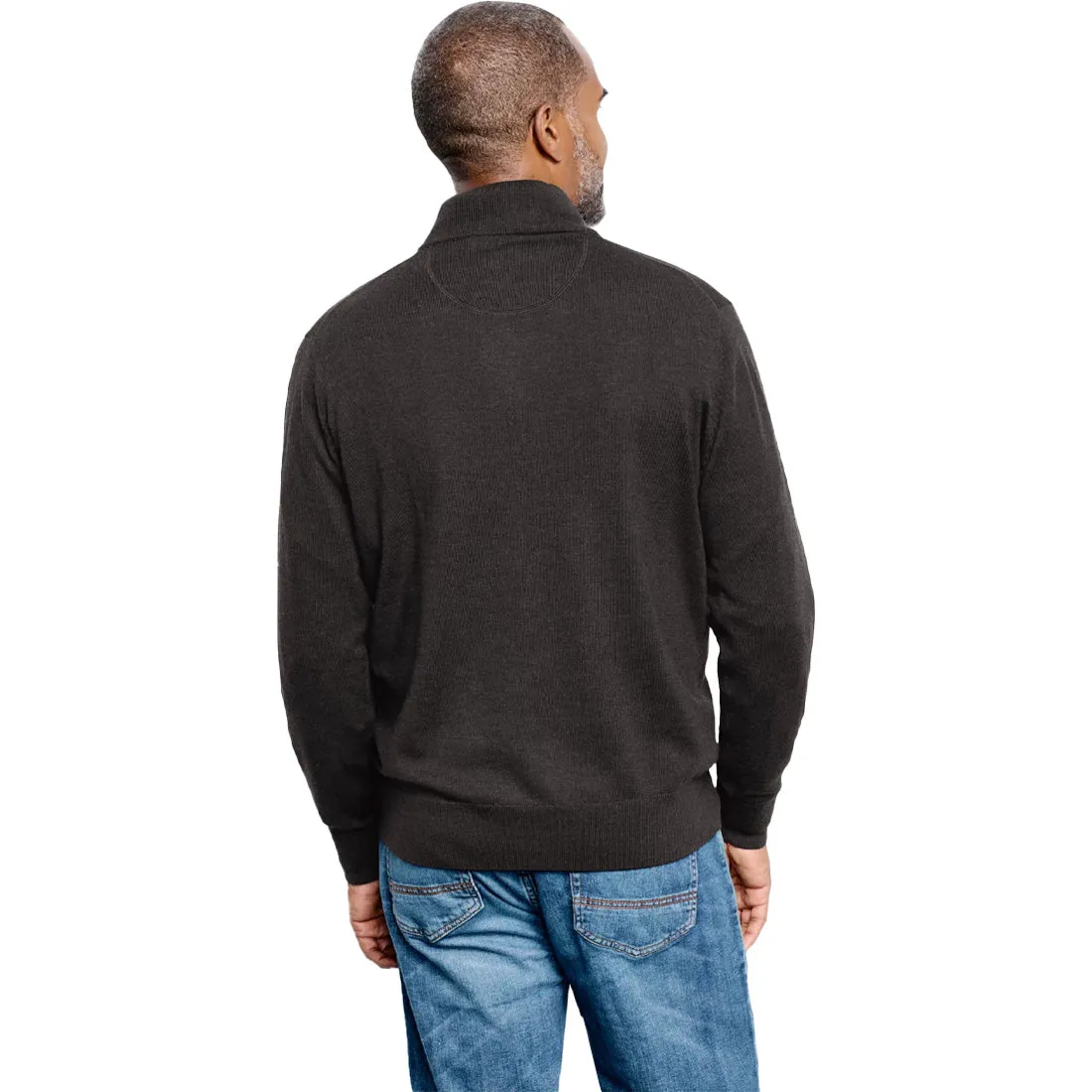 Stylish Orvis Merino Wool Quarter Zip Sweater 2.0 - Men's