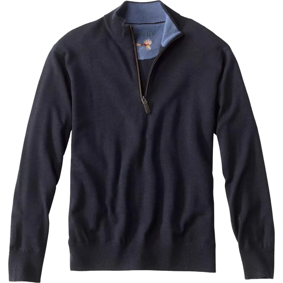 Stylish Orvis Merino Wool Quarter Zip Sweater 2.0 - Men's