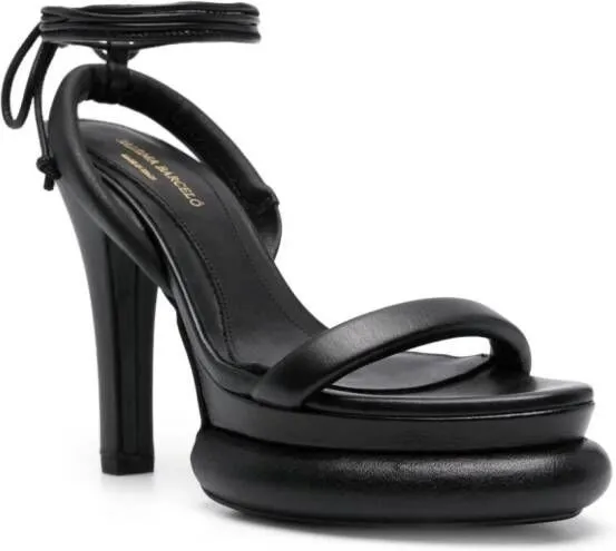 Black Paloma Barceló Iris 115mm Leather Sandals