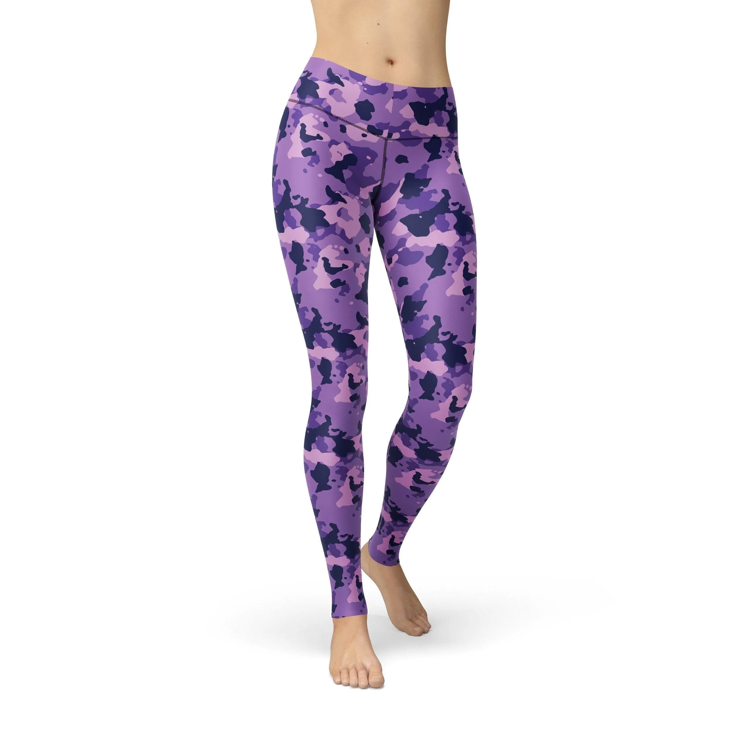 Purple Camo Leggings