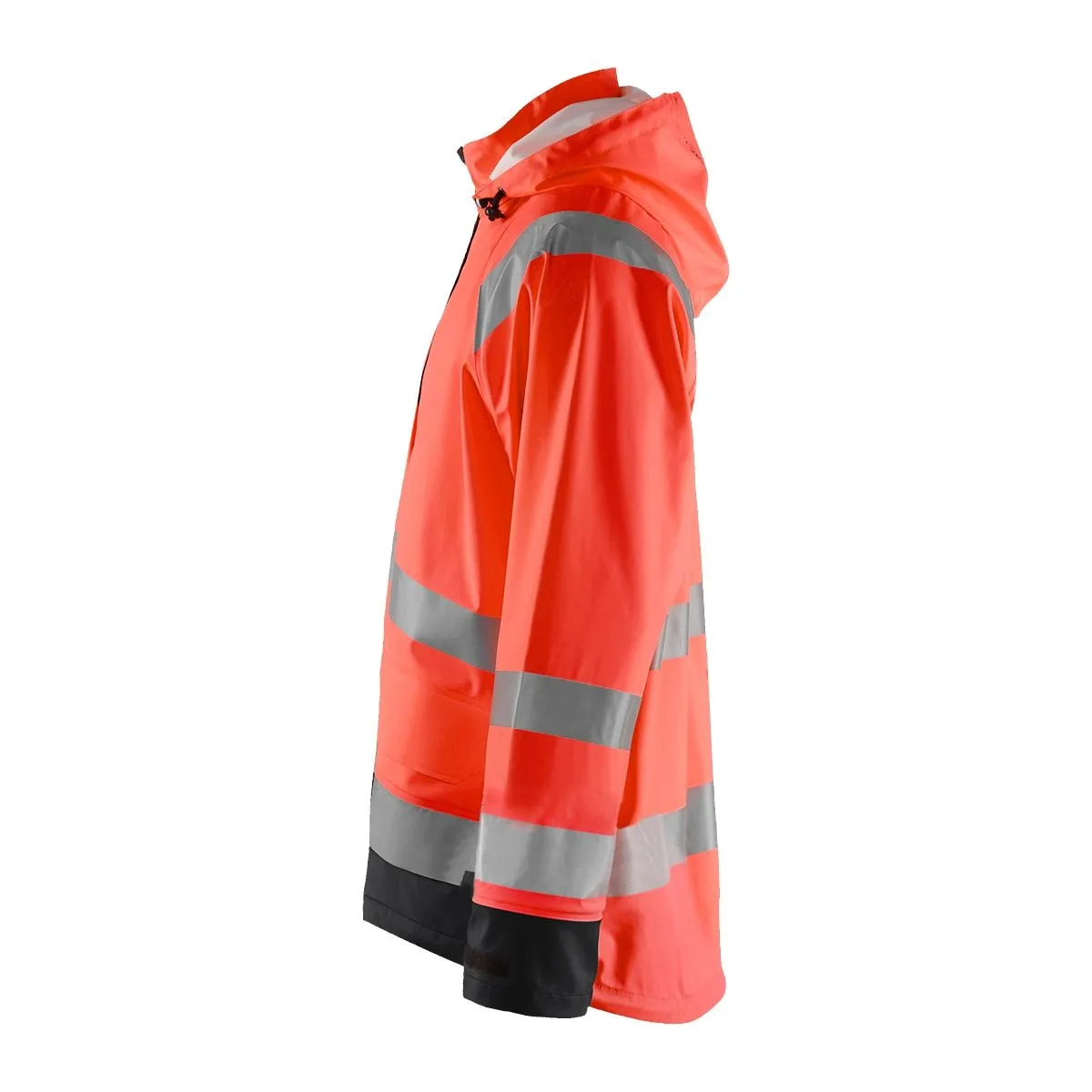 High Visibility Orange Rain Jacket - Blaklader Level 1 (4323)