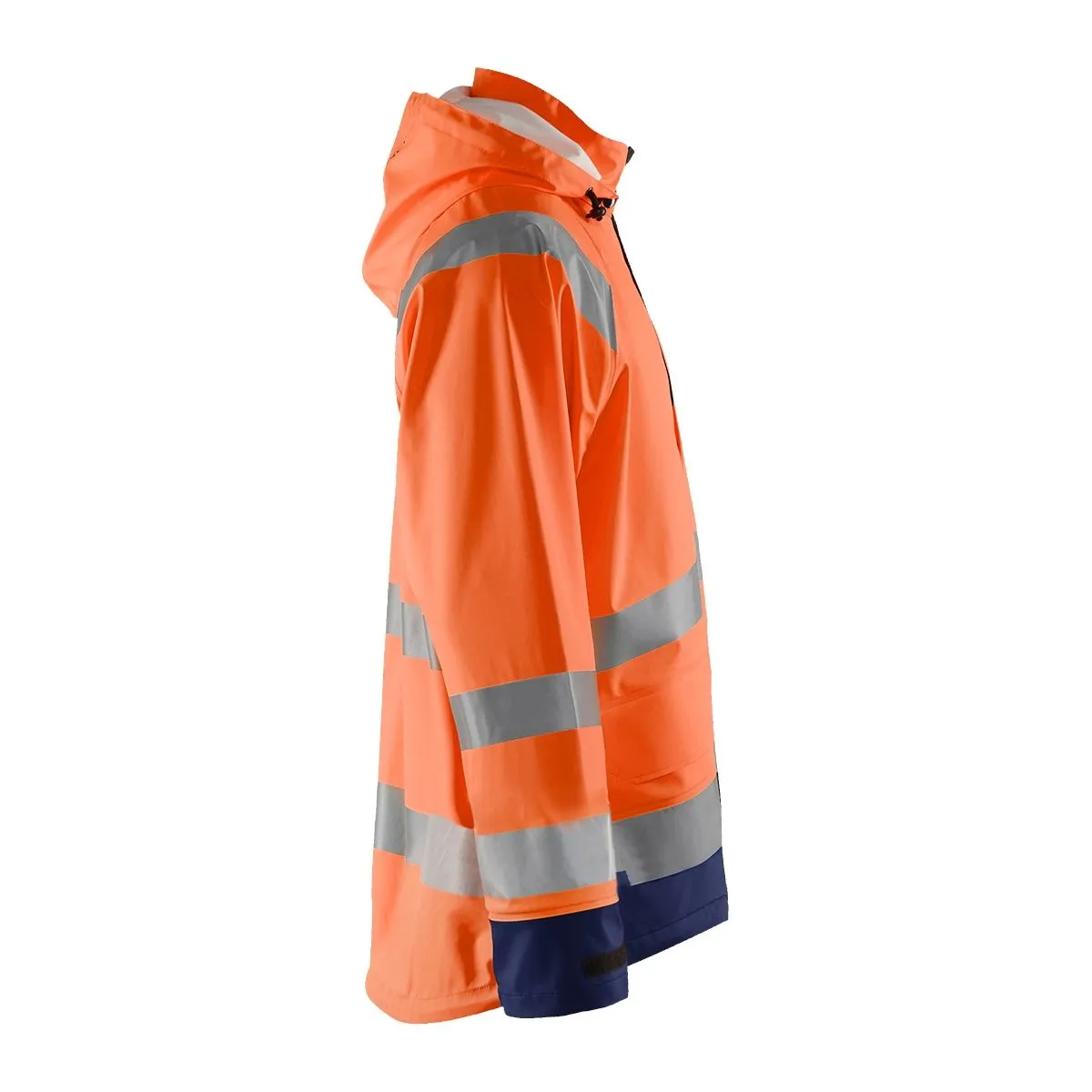 High Visibility Orange Rain Jacket - Blaklader Level 1 (4323)