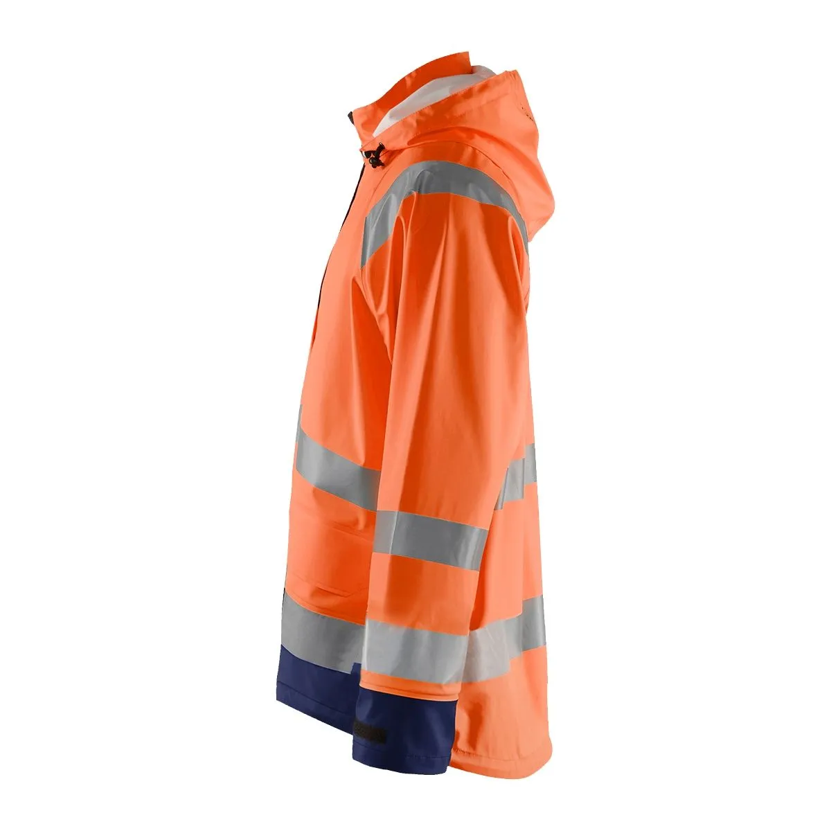 High Visibility Orange Rain Jacket - Blaklader Level 1 (4323)