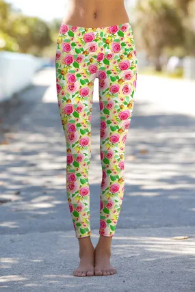 Rosarium Lucy Women's Floral Leggings