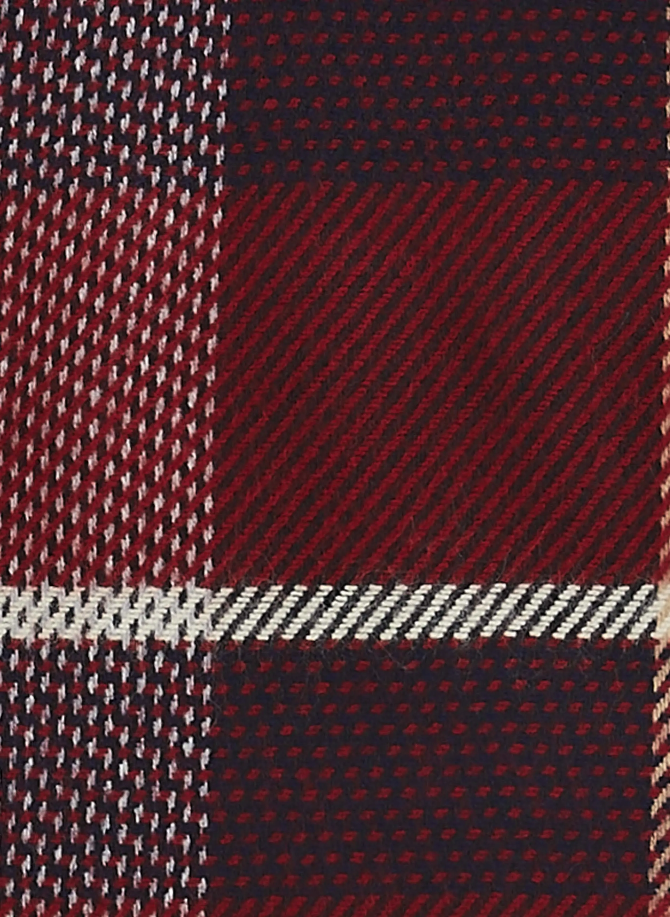 1865 Red Check Scarf - Seasonal Collection