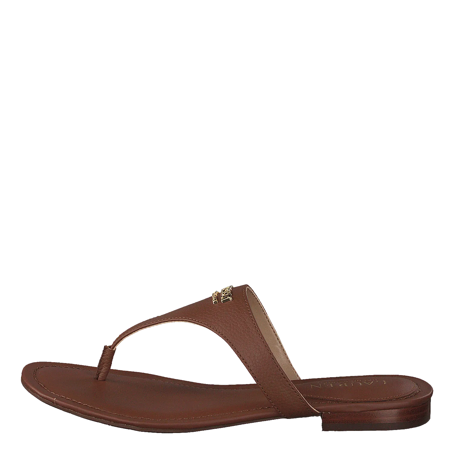 Sandal Deep Saddle Tan Ellah Sandals Flat Lauren Ralph Lauren Shoes