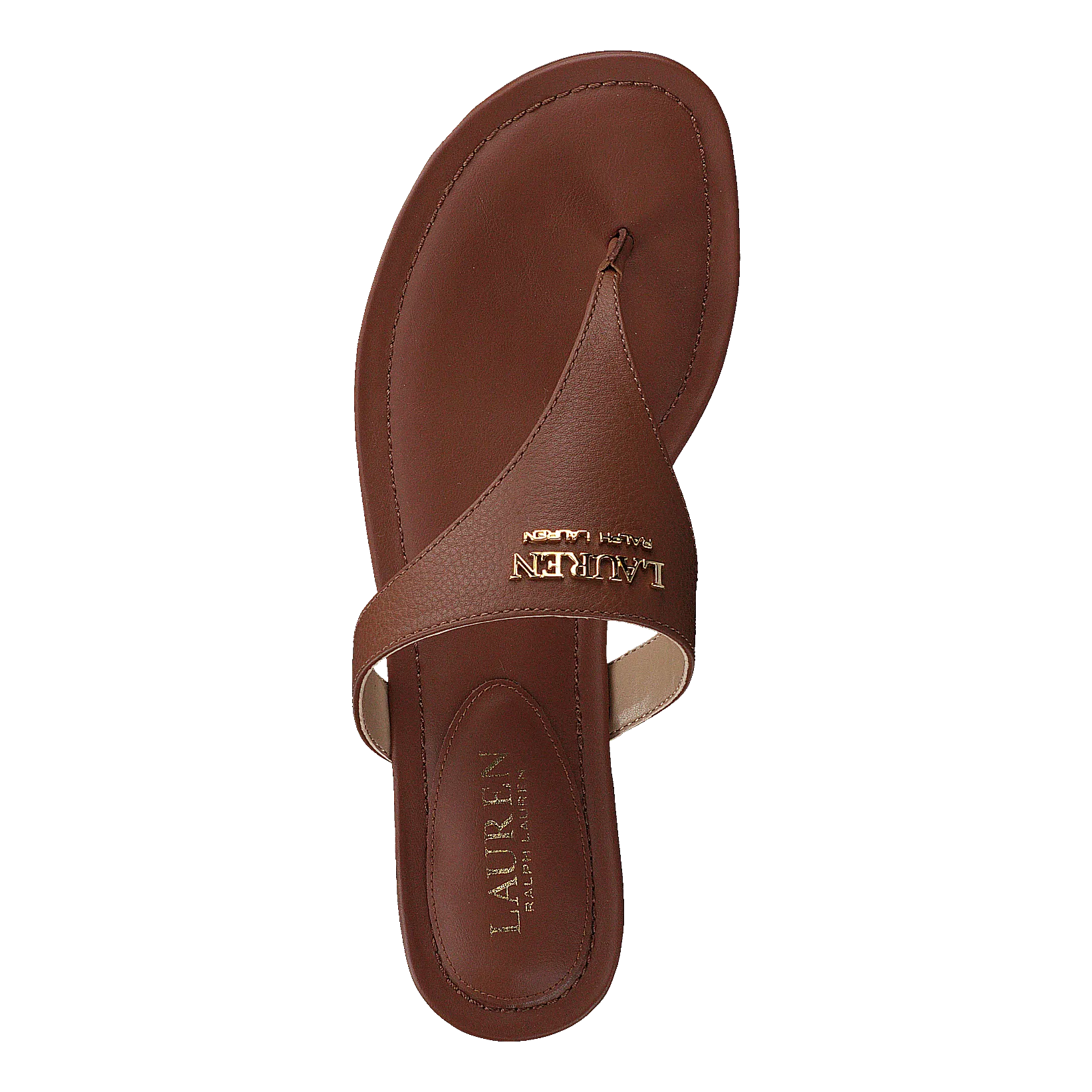 Sandal Deep Saddle Tan Ellah Sandals Flat Lauren Ralph Lauren Shoes