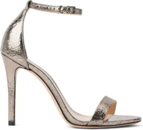 Schutz Gisele 105mm metallic-finish sandals