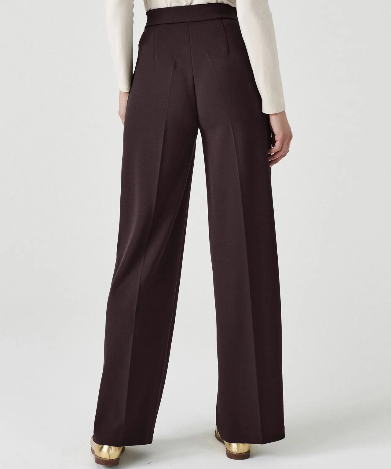 Secret Stretch Wide Leg Comfort Fit Trousers