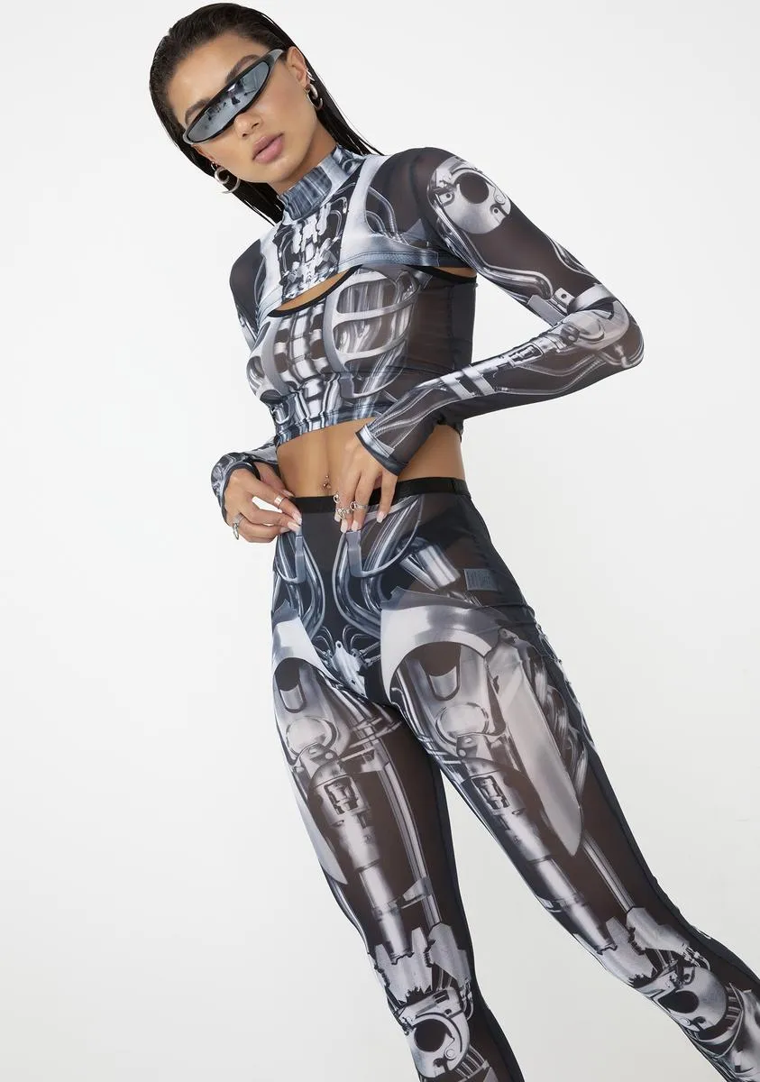 Sheer Leggings by Exx Machina