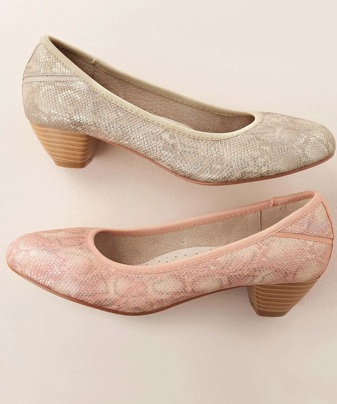 Snake Print Women's Court Shoes