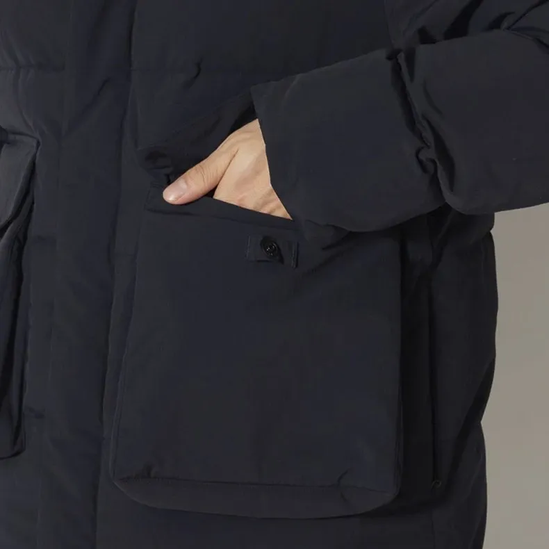 Black Snow Peak Recycled Down Coat