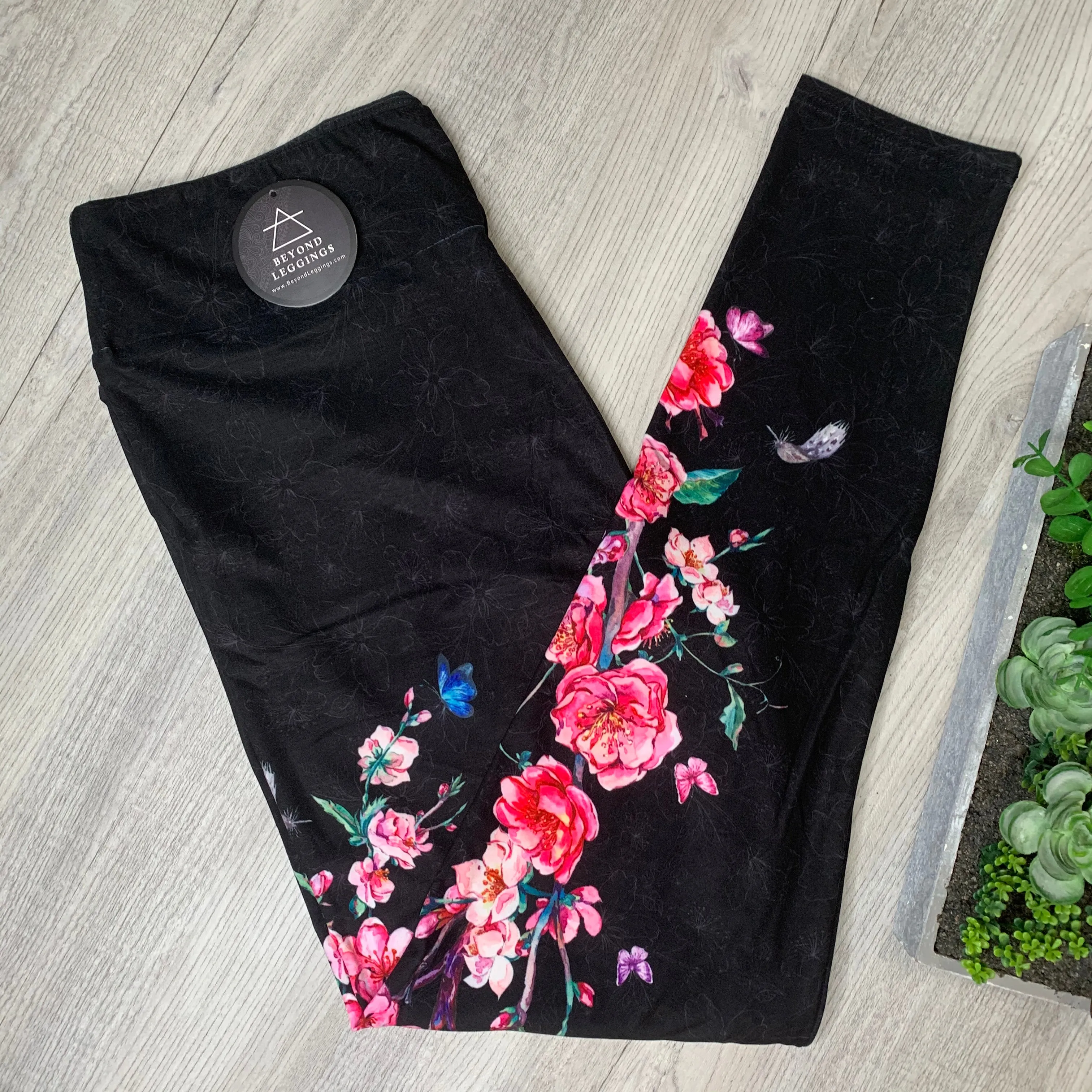 Soft Cherry Blossom Leggings