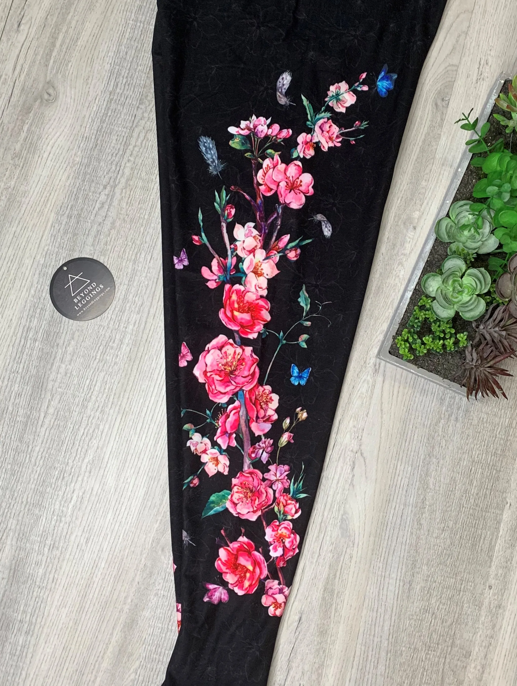 Soft Cherry Blossom Leggings