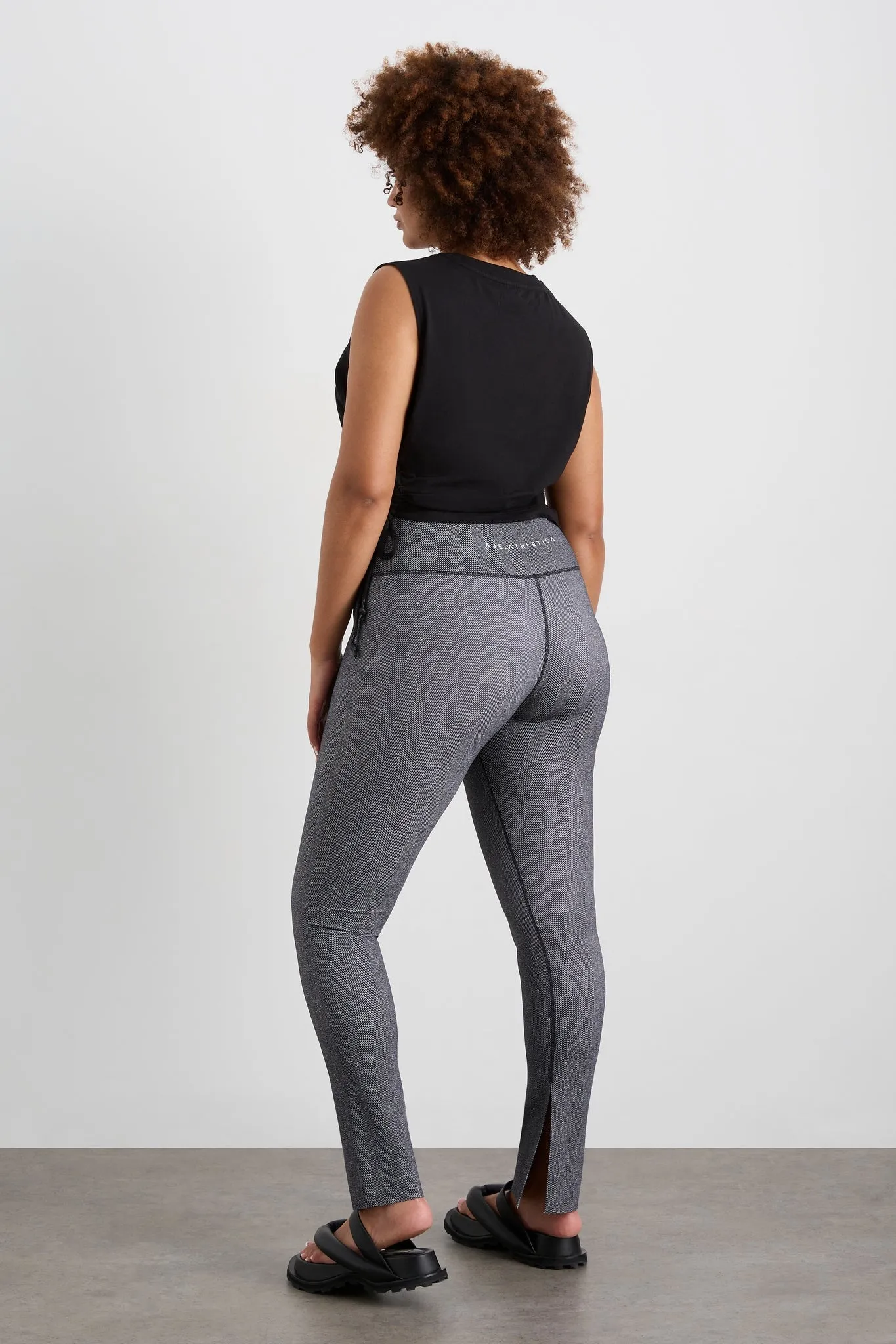 Split Hem Leggings 205 - Hemmed Pants for Women