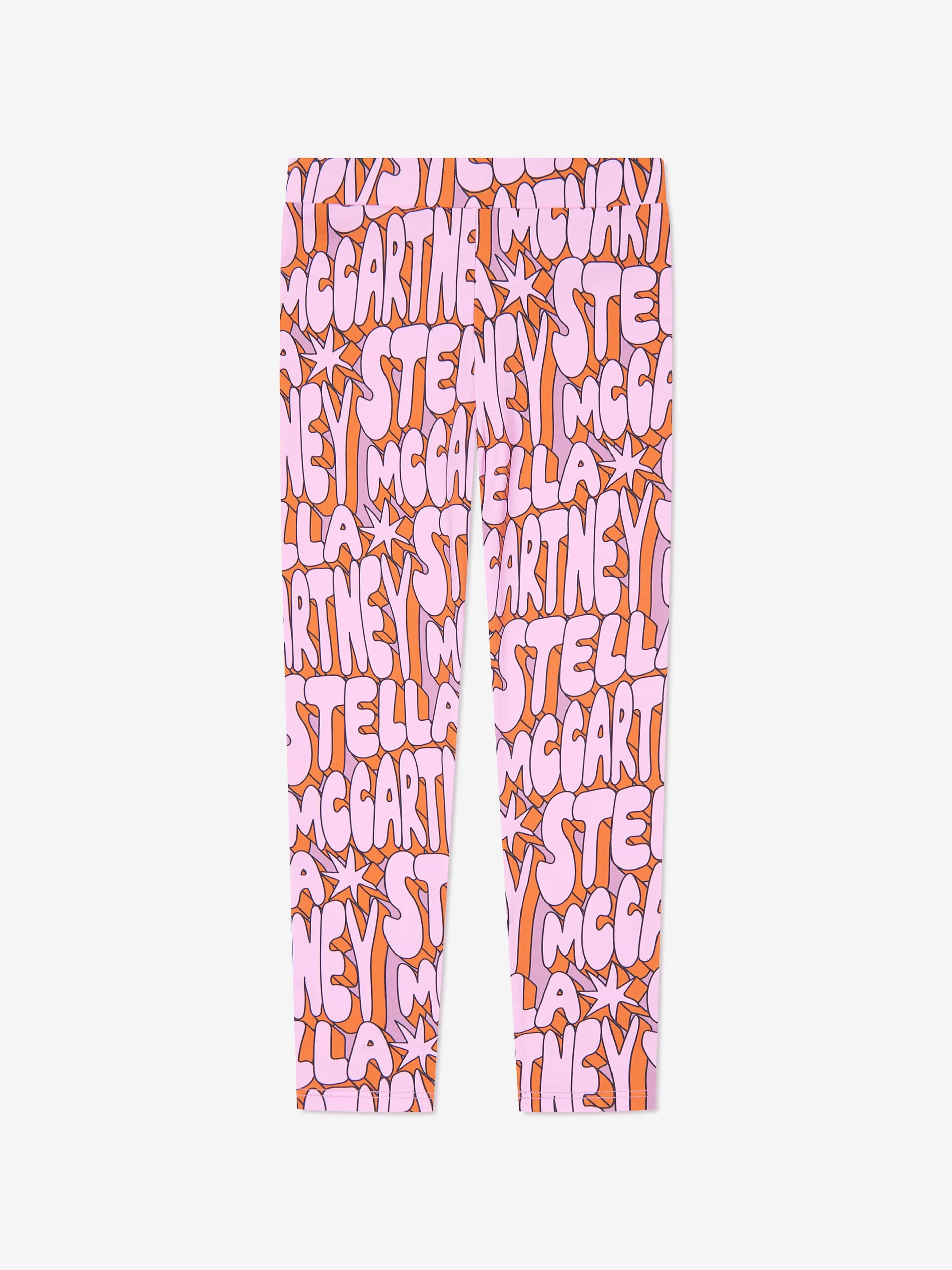 Stella McCartney Kids Pink Logo Leggings