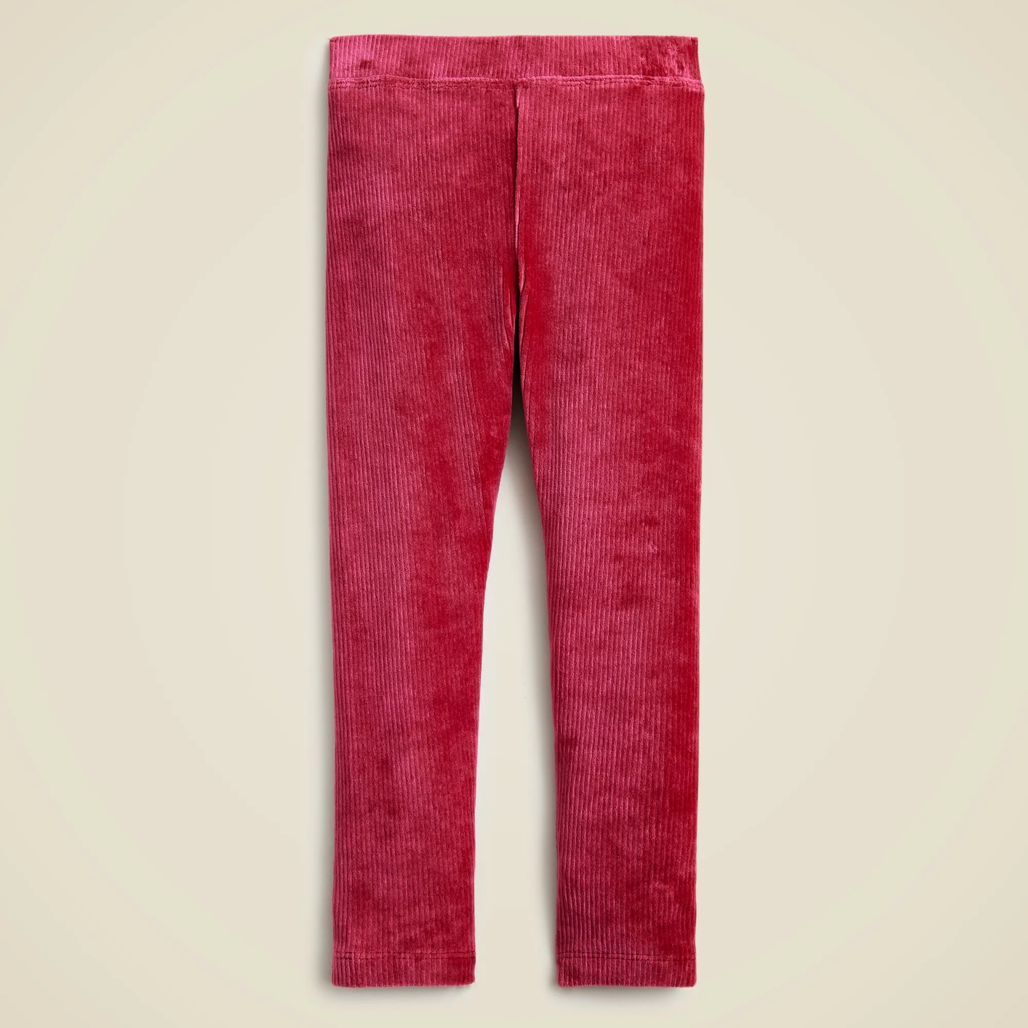 Stretch corduroy leggings for girls