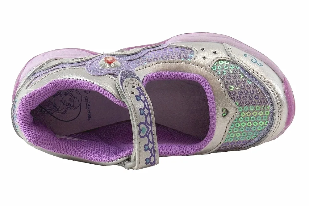 Stride Rite Disney Girl's Ariel Mary Jane Light Up Fashion Sneakers