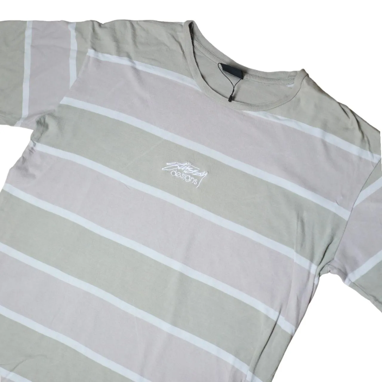 Stussy Men's Short Sleeve Striped T-Shirt