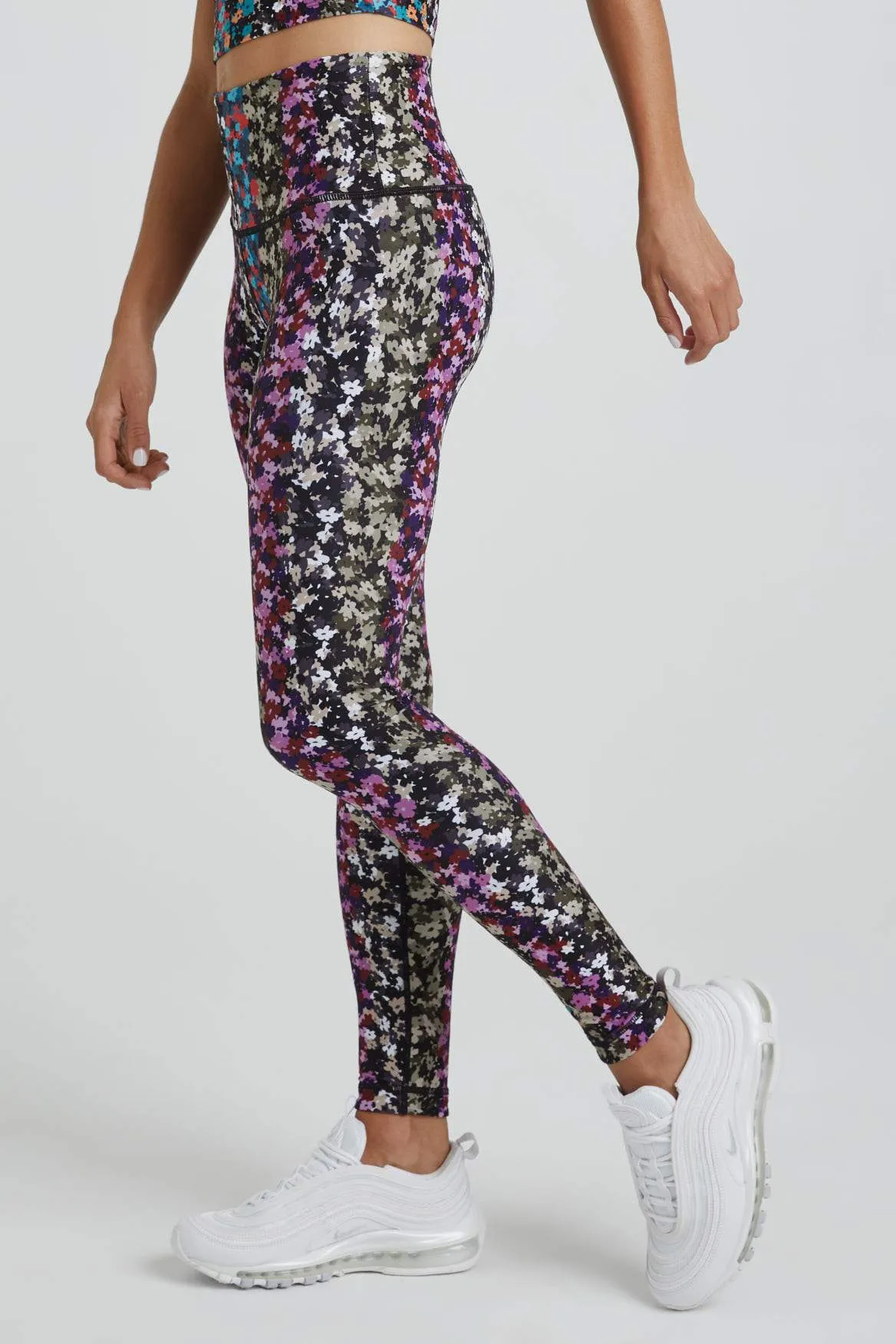 Stylish High Waist Botanical Leggings