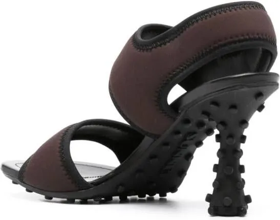 Brown Sunnei 1000 Chiodi 85mm Contrasting-Trim Sandals