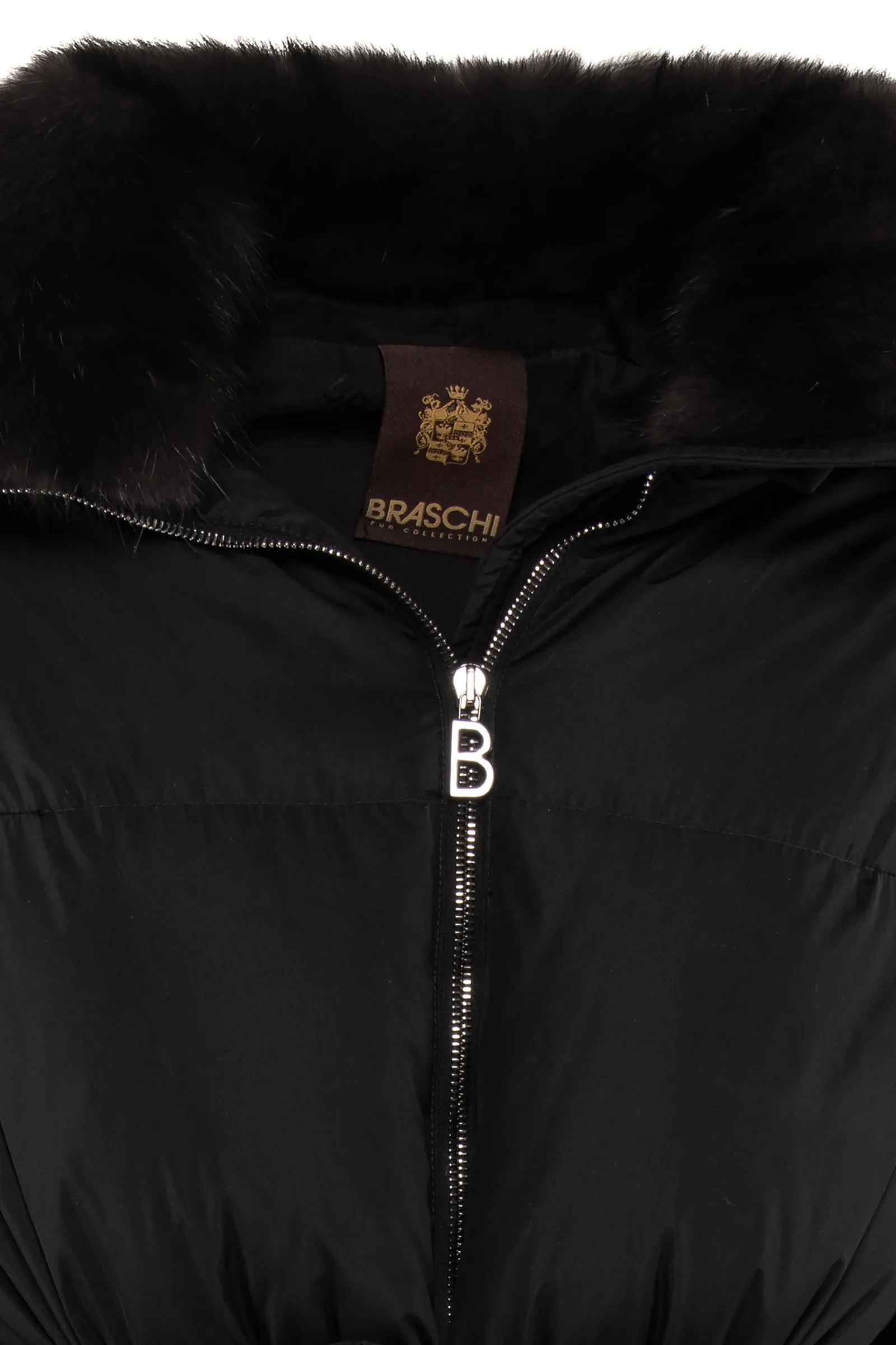 Tech sable jacket in dark barguzinsky fur.