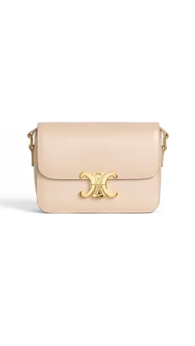 Nude Teen Triomphe Bag in Shiny Calfskin