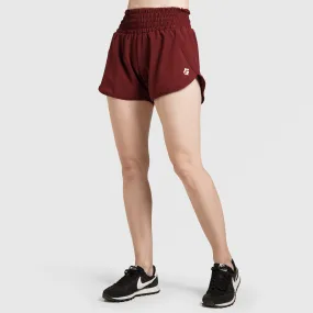 Tide Shorts in Maroon