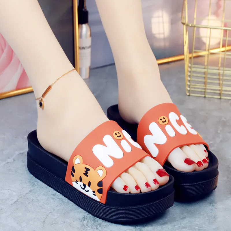 Tiger Print Sandals - ON879