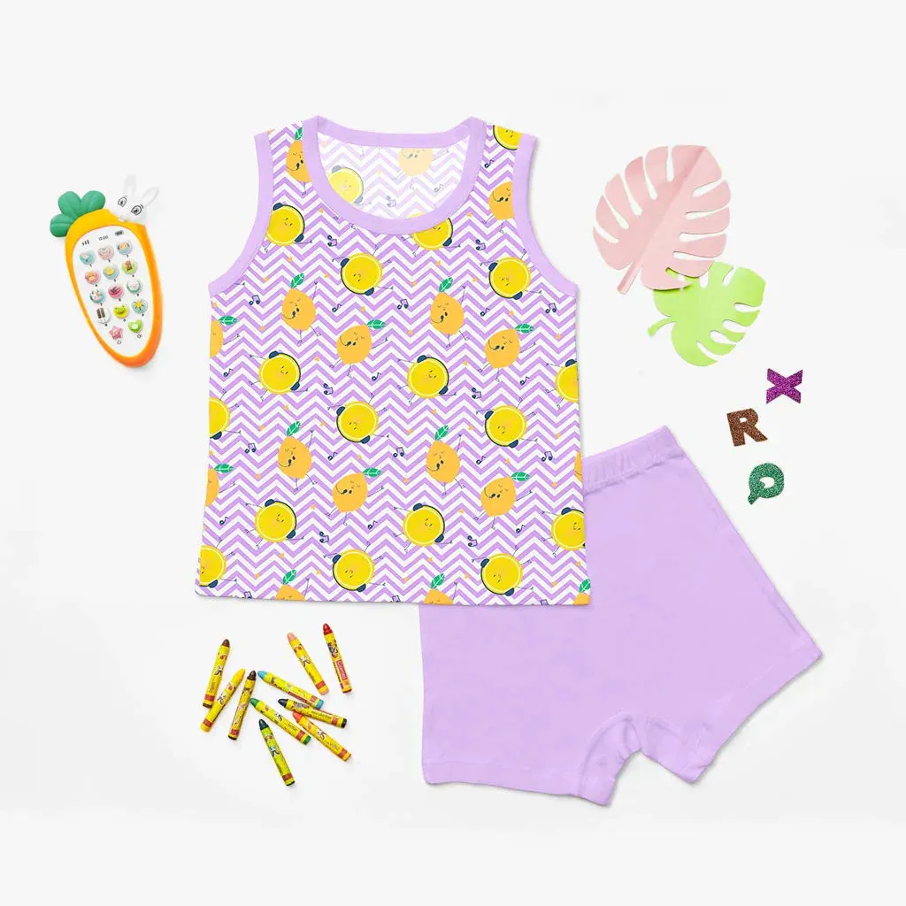 Top and Shorts Set - Lemon Life - 1-2 years