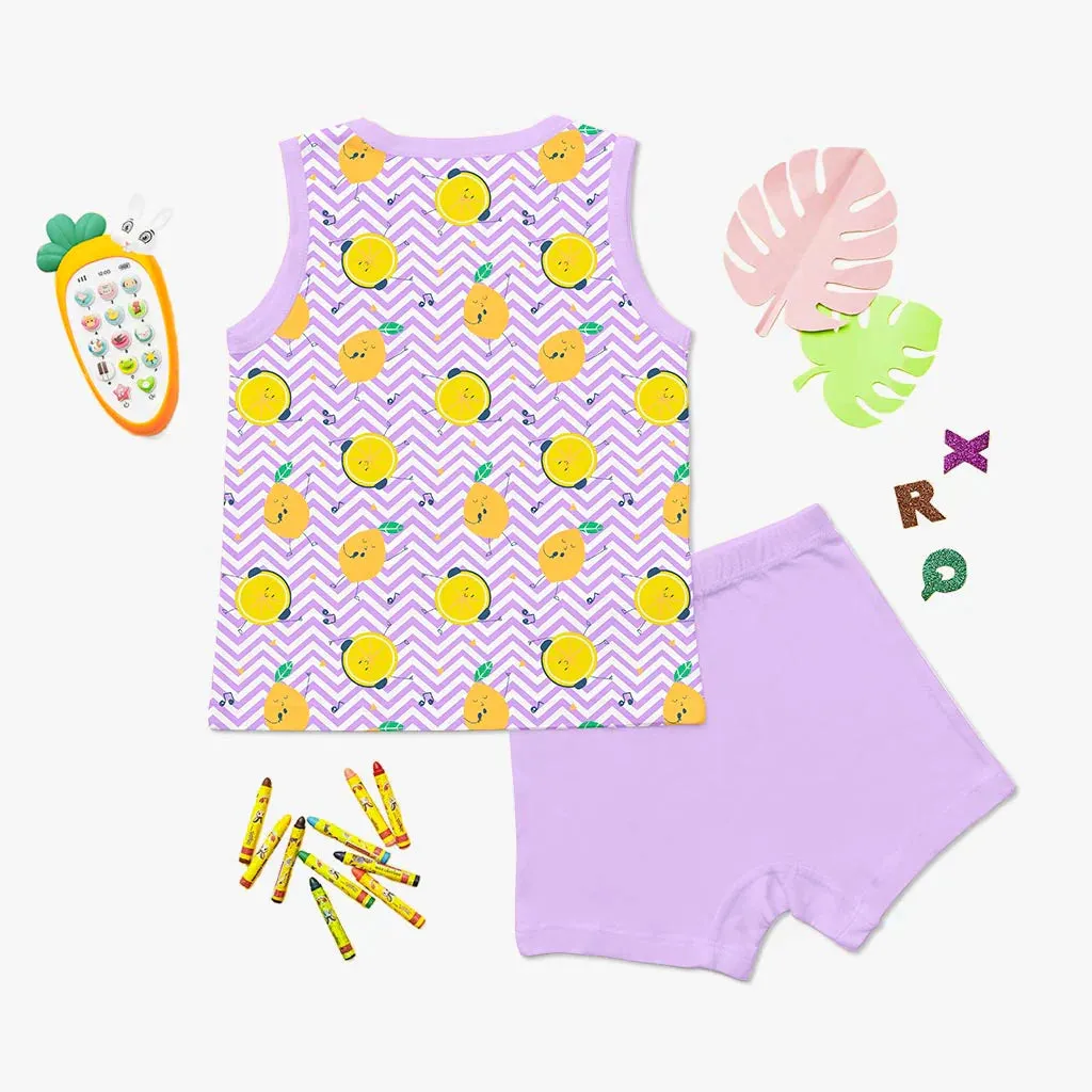 Top and Shorts Set - Lemon Life - 1-2 years