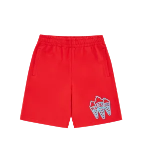 TRIPLE CONE SHORTS RED