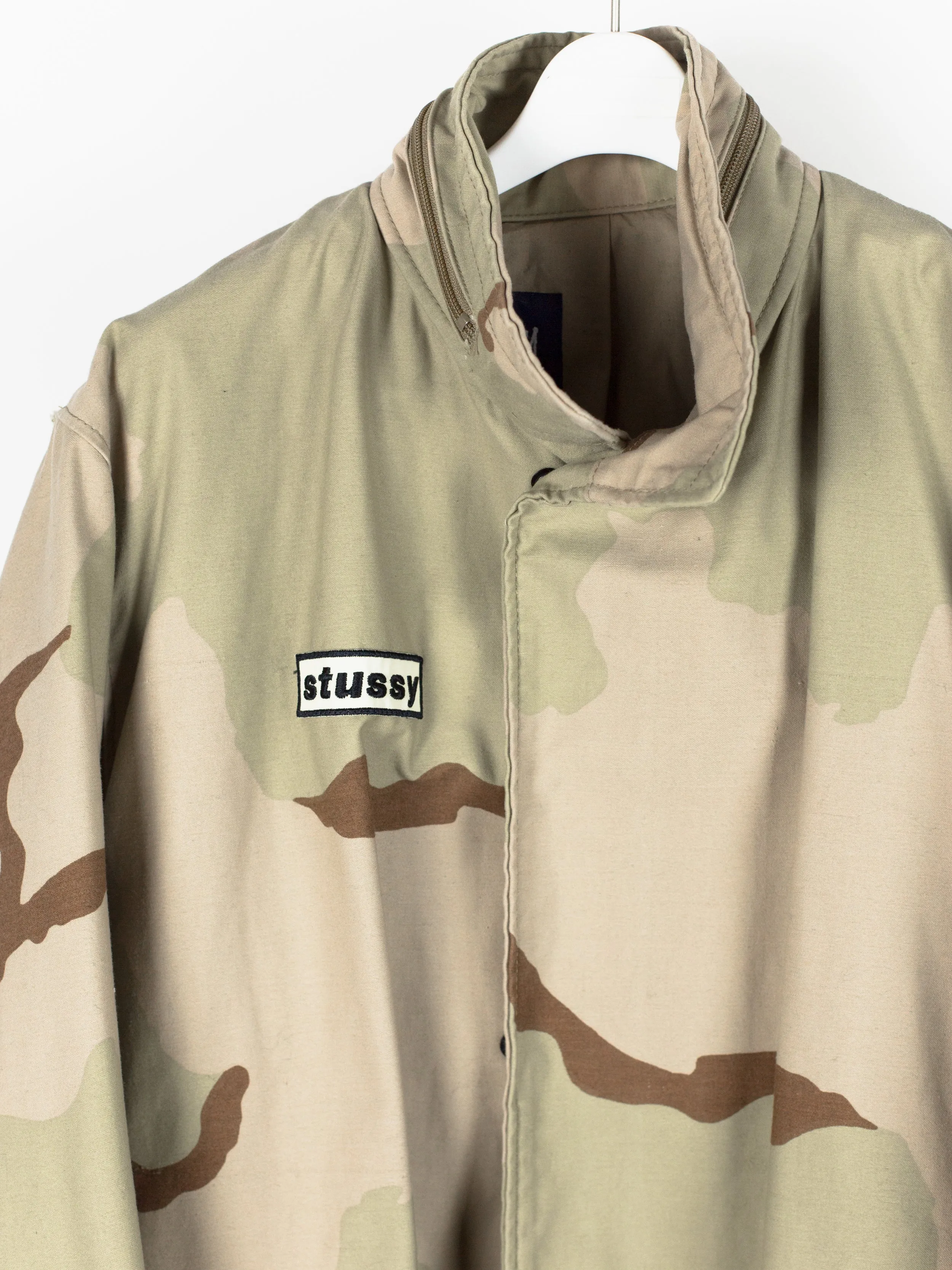 TWONESS x Stussy AW18 Hybrid Desert Camo Parka -> TWONESS Stussy AW18 Desert Camo Parka 