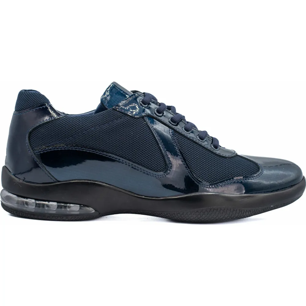 Vinci Leather The Zona Navy Sneaker 15123