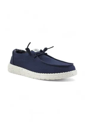 Wendy Sneaker Vela Navy 40902-410 in Hey Dude style