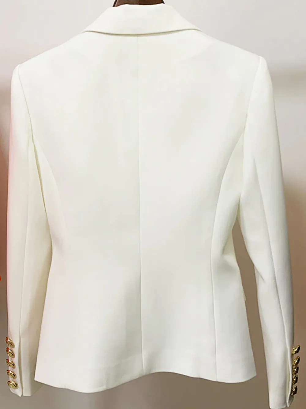 White Double Breasted Jacket