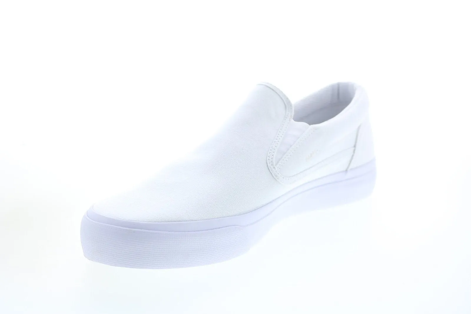 White Mens Skate Inspired Sneakers Slip-On Shoes by DC Trase ADYS300184