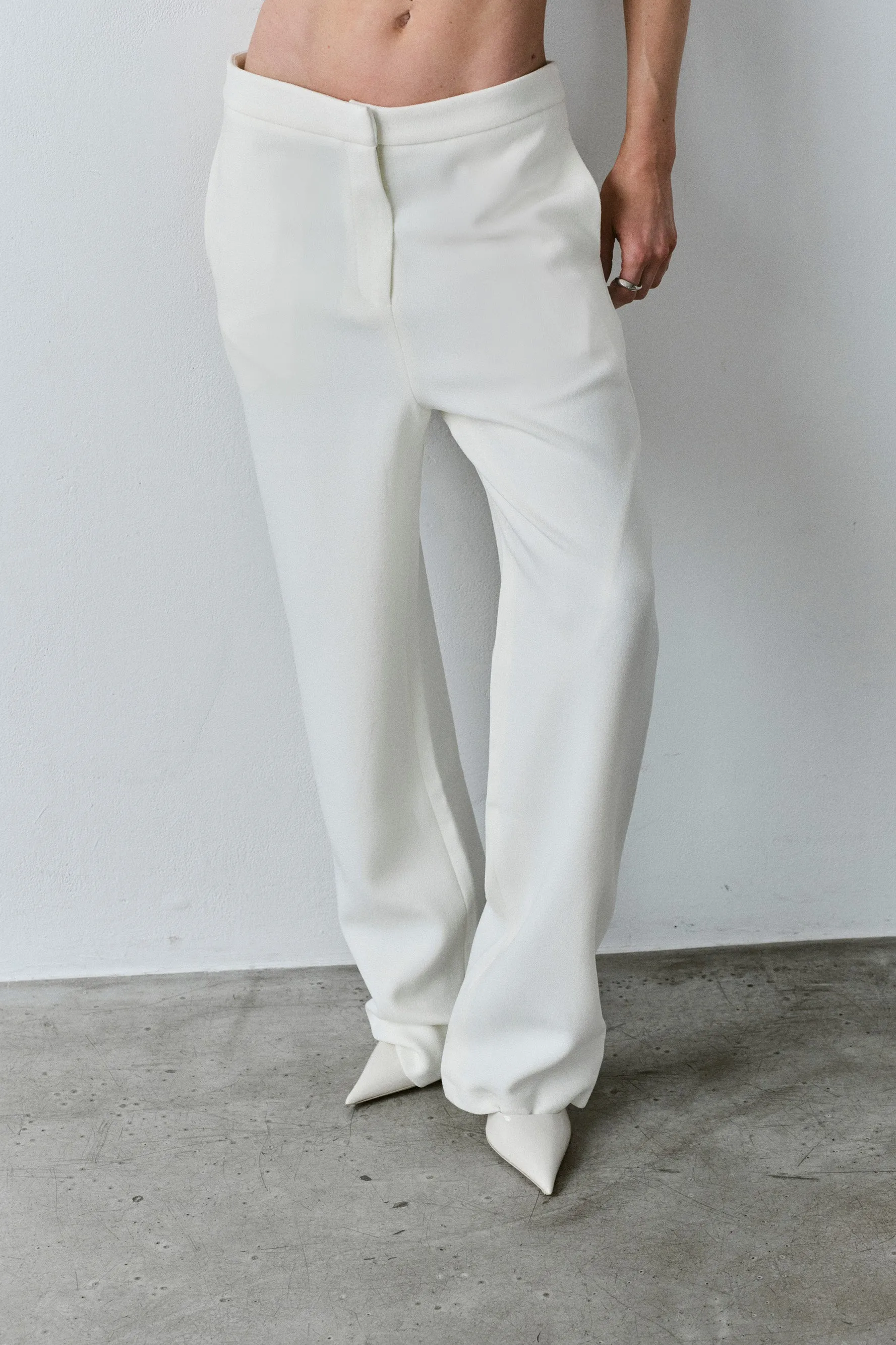 White Penn Pants