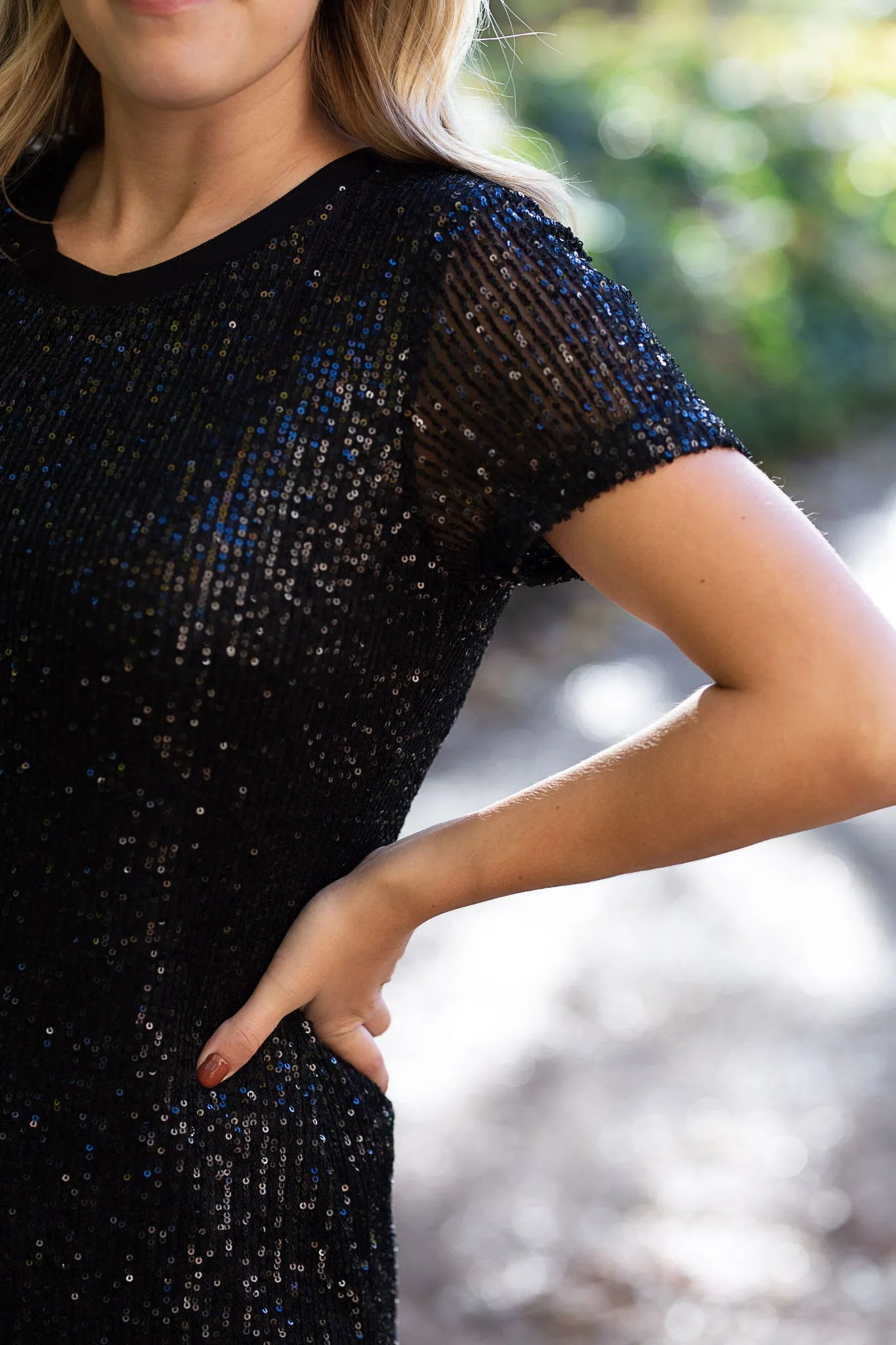 Black Sparkle Dress